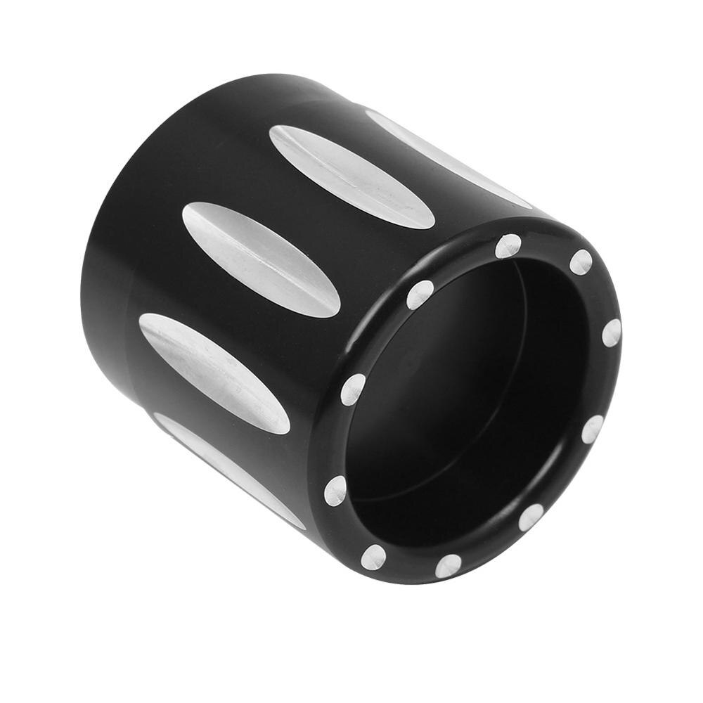 Black Thin Cut Front Axle Cap Nut Covers For Harley Touring Electra