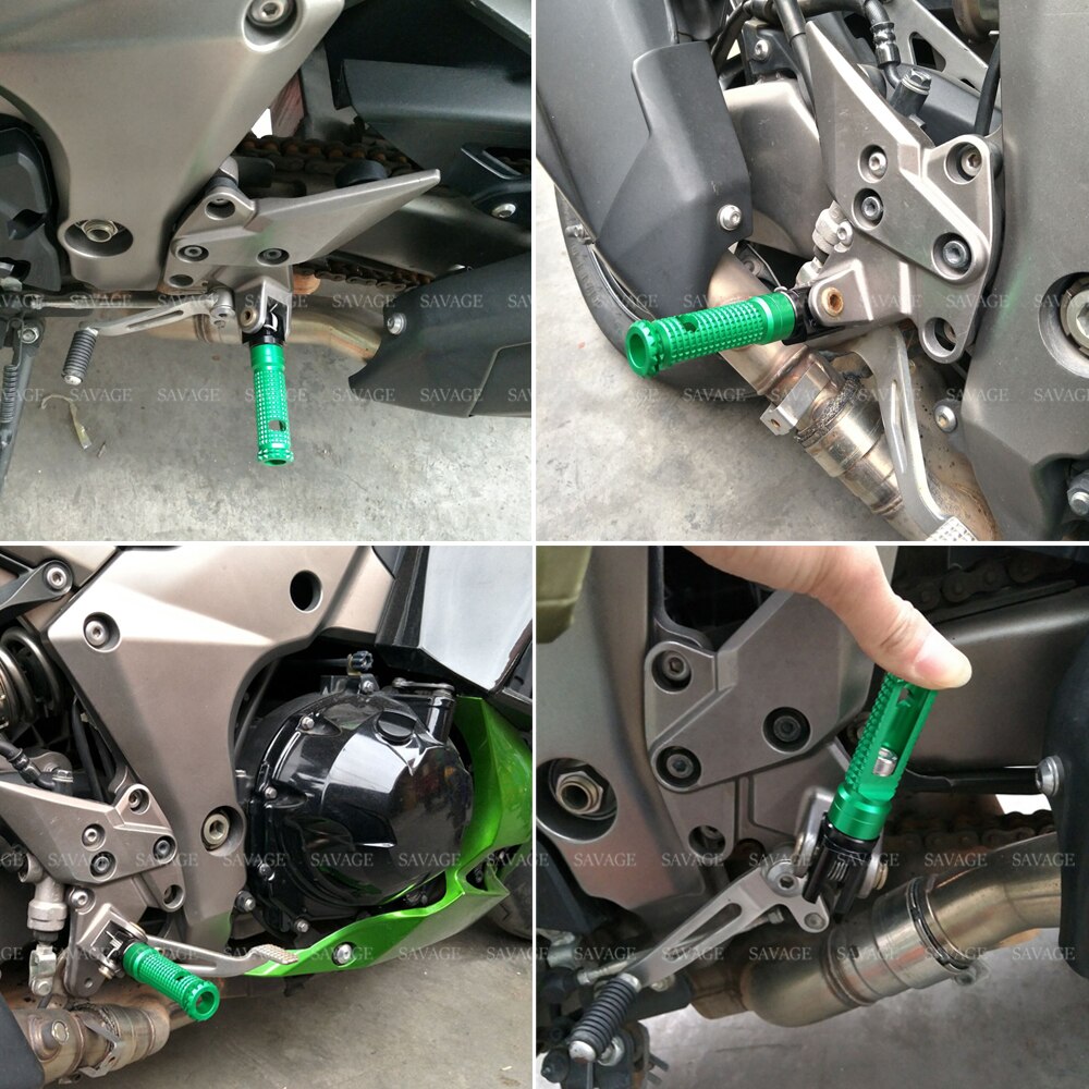 Footrest Foot Peg For KAWASAKI NINJA 250 300 Z 125 Z250 Z300 EX300R