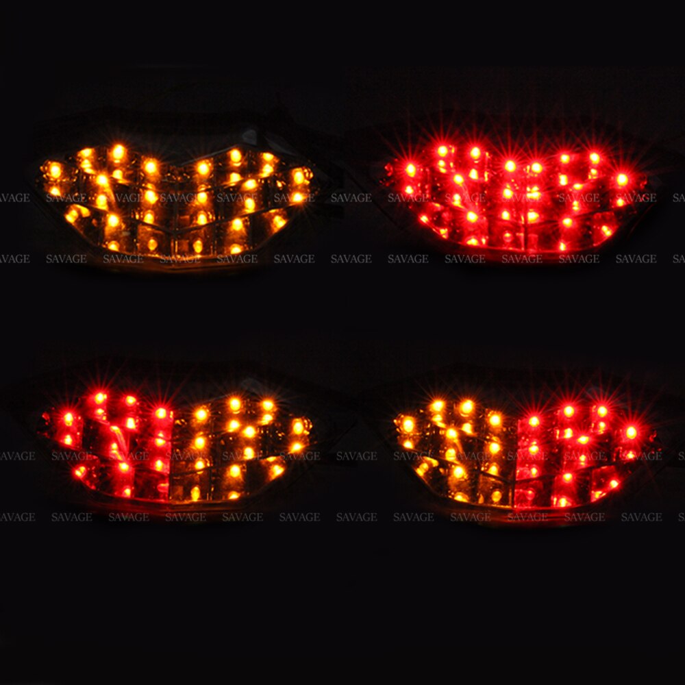 LED Tail Light Turn Signal Lamp Blinker Integrated For KAWASAKI Z250 Z ...