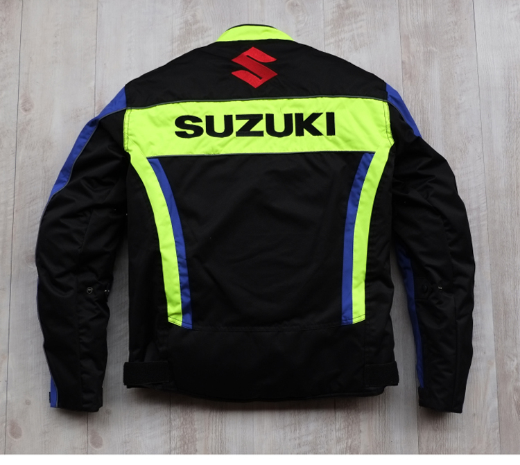 MTFoo Camiseta Suzuki Mens Motorcycle Racing Chaqueta Moto Riding Clothing Jacket Men Jaqueta Motoqueiro Jackets Armor Cross Coat 