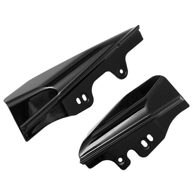 Motorcycle Black Mid-Frame Air Deflector Heat Shield For Harley Touring ...