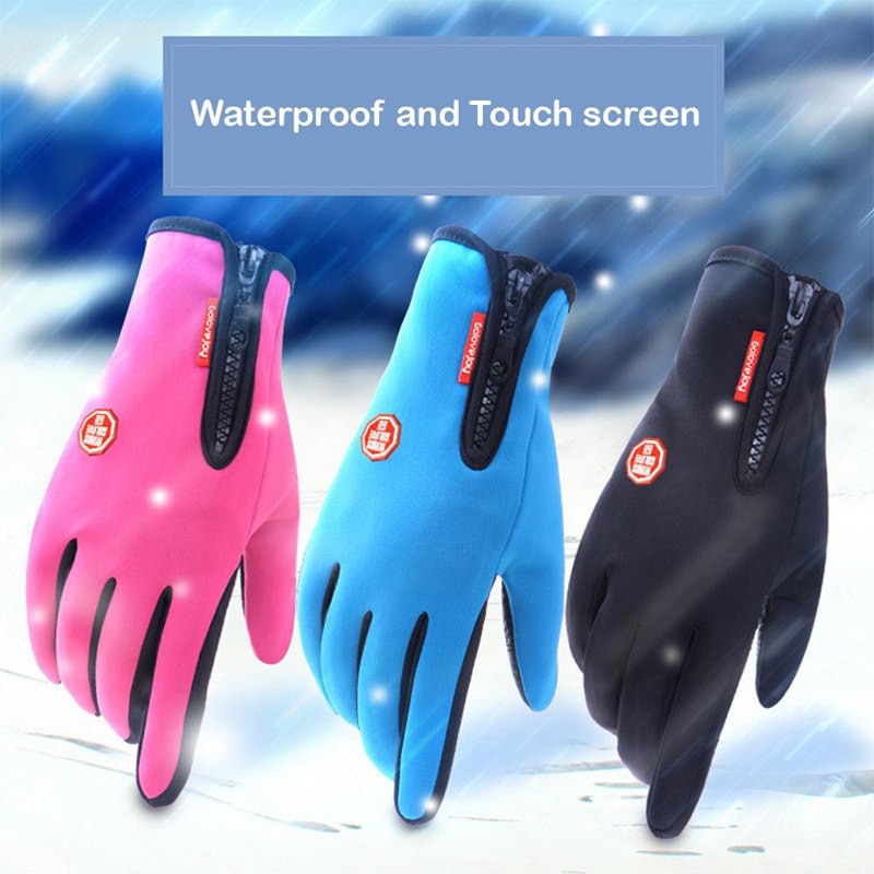 Motorcycle Gloves Touch Screen Full Finger Winter Racing Outdoor Sports