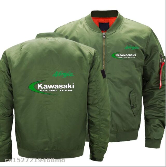 Motorcycle for Kawasaki Jacket mens causual pilot jackets