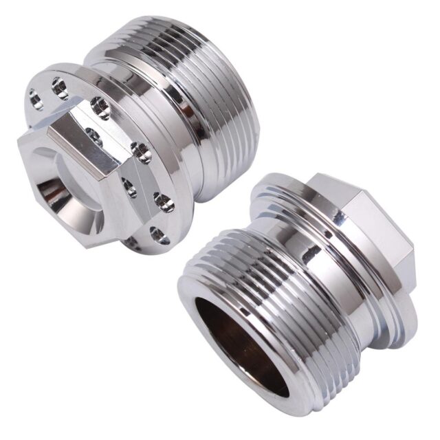 New Motorcycle 39mm Chrome Anodized Fork Tube Cap Bolt For Harley