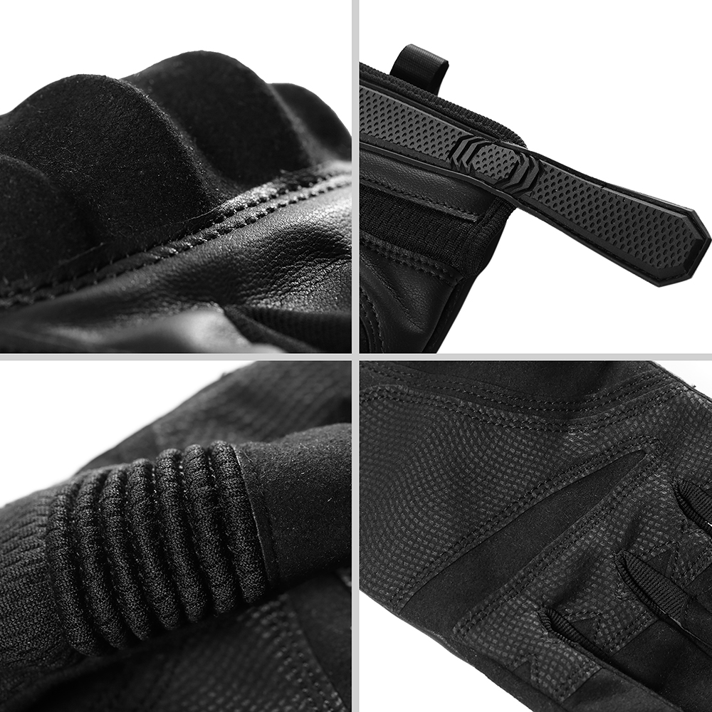 Touch Screen Motorcycle Gloves Moto Motorbike Motocross PU Leather