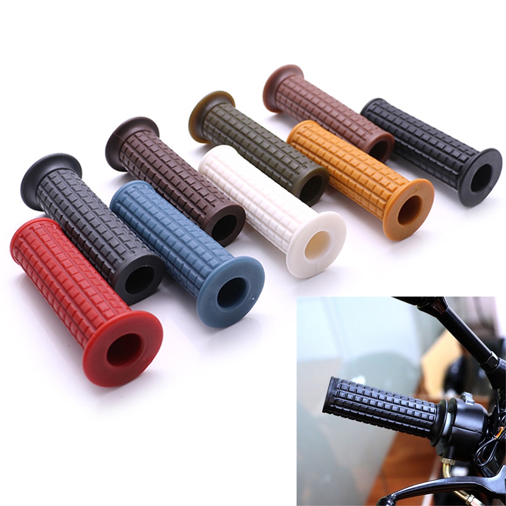 Universal 7 8 22 Mm Cnc Motorcycle Handlebar Grip Handle Bar Motorbike Hand Grips For Chopper