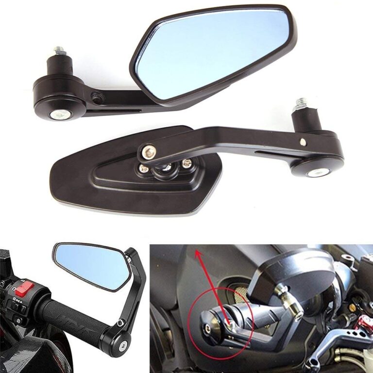 Universal 7 8 Round Bar End Rear Mirrors Moto Motorcycle Motorbike