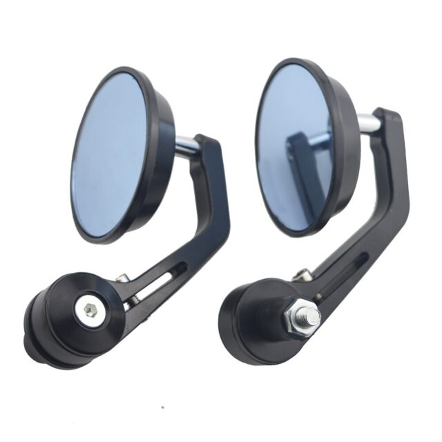 Universal 7 8 Round Bar End Rear Mirrors Moto Motorcycle Motorbike