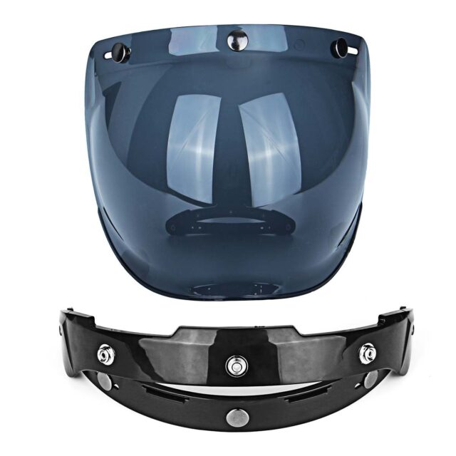 cafe racer helmet bubble visor