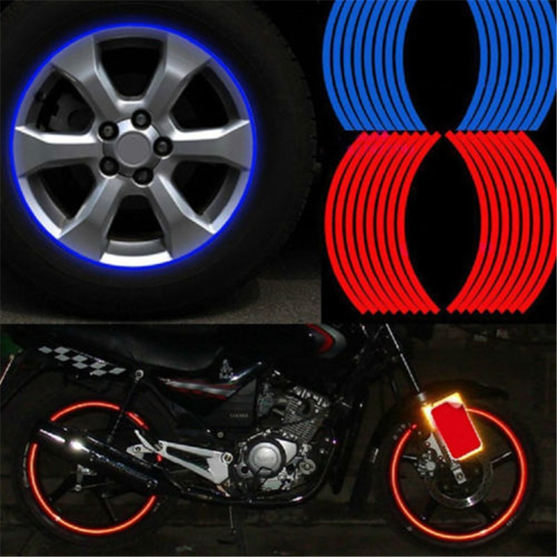 16PCS 10" Motocross Motorcycle Accessories Wheel Sticker