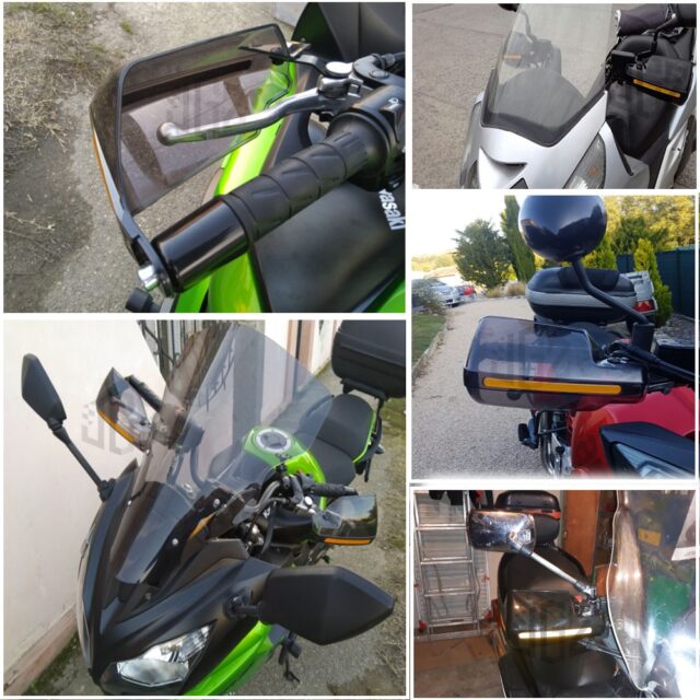 22MM Motorcycle Wind Hand Guards Windshield Motocross Windproof