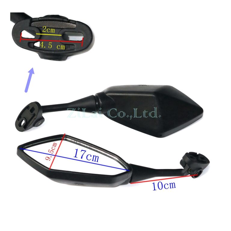 Lmodri Racing Motorcycle Mirrors Sport Bike Rear View Mirror For Honda