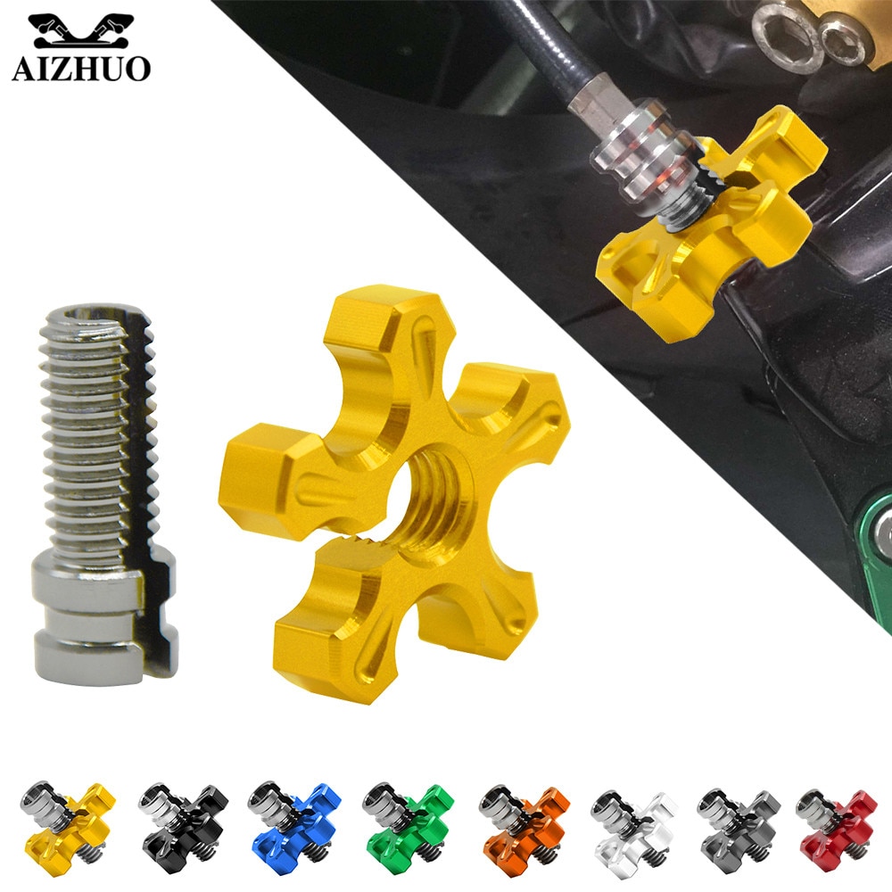 Motorcycle Clutch Wire Adjustment Cable CNC M8*1.25 & M10*1.25 For honda CB 599 919 400 CB600