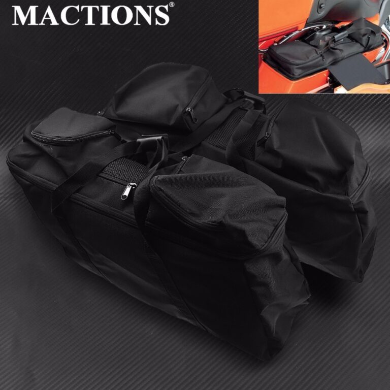 Motorcycle Saddle Bag Luggage Rack Liner Saddlebag For Harley Touring