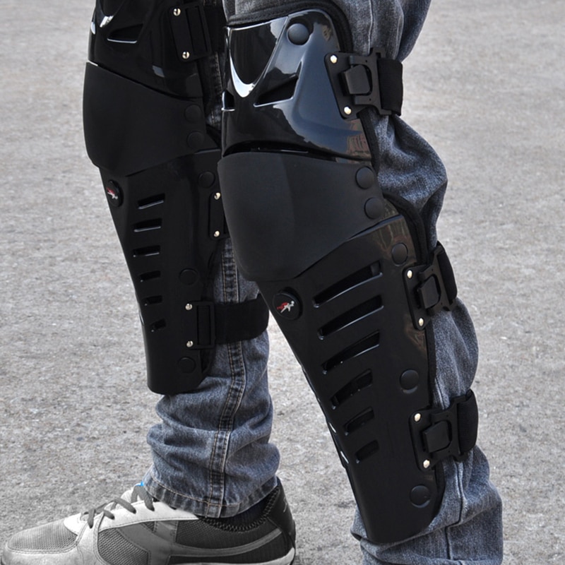 Motorcycle knee pads Motorbike knee protection pads Motocross Racing Black kneepads Calf 