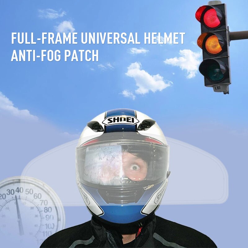 Universal Motorcycle Full-frame Helmet Insert Film Ultra Clear Anti-fog