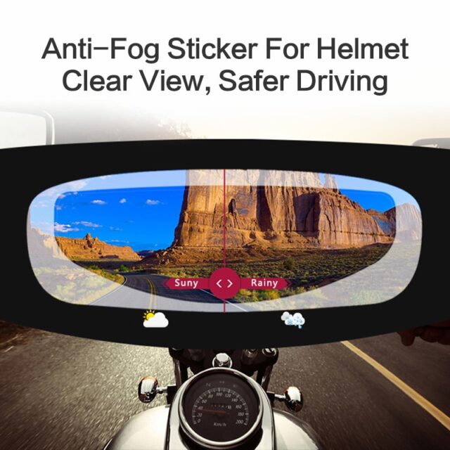 Universal Motorcycle Full-frame Helmet Insert Film Ultra Clear Anti-fog