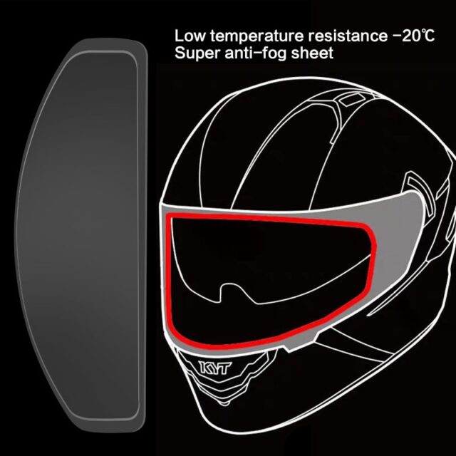 Universal Motorcycle Full-frame Helmet Insert Film Ultra Clear Anti-fog Patch Motorcycle