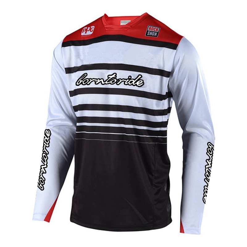 downhill MTb jersey dh moto Jersey Off road long motorcycle motocross ...