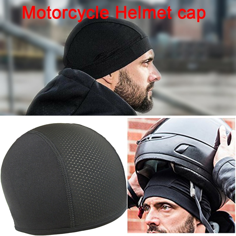 Helmet-Inner-Cooling-Cap-Moisture-Wicking-Breathable-Skull-Hat-Sweat-Band-Helmet-Inner-Liner-Beanie-Cap